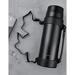 Термос вакуумний Havit HV-TM001 Black 1.5 л (HV-TM001) - мініатюра 4