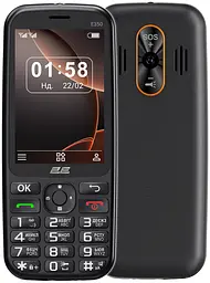 Мобільний телефон 2E E350 3.5" 2SIM, 3000 мАг, чорний