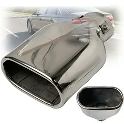 Насадка на глушник Elegant Овальна Ø 65 х 120 x 180 мм Хром (EL 106 025)