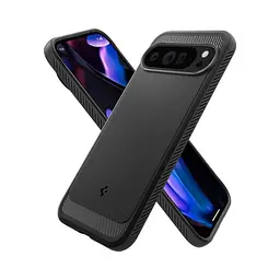 Чохол Spigen Rugged Armor Matte Black для Pixel 9 Pro XL (ACS07719) - мініатюра 4