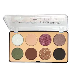 Паличка тіней для віку 8 відтінків DDo Girl The Best Eyeshadow D3173 №1 Перламутровий Матовий Рожевий Коричневий