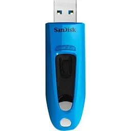 USB флеш накопичувач SanDisk 64GB Ultra Blue USB 3.0 (SDCZ48-064G-U46B) - мініатюра 2