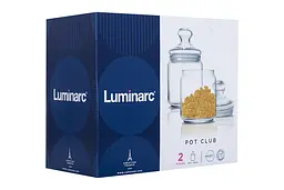 Набір банок Luminarc Club з кришками, 2 шт. (6417573) - мініатюра 3