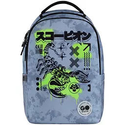 Рюкзак GoPack Teens 135M-5 Чорно-блакитний (GO26-135M-5) - мініатюра 3