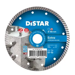 Алмазний диск по бетону Distar Turbo Extra 180x2,4x9x22,23 мм