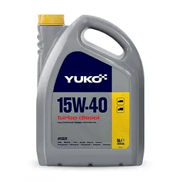 Автомобільна моторна олива YUKO TURBO DIESEL 15W-40 5л