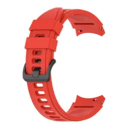 Ремінець для Samsung Galaxy Watch 6 - червоний ширина кріплення 20мм силікон Watchbands RiccoOne (W29-1WB6955656196) - мініатюра 3