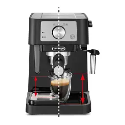 Ріжкова кавоварка еспресо DeLonghi EC260BK - мініатюра 5
