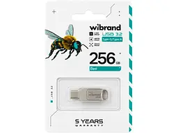 Флешка Wibrand 256 GB Bee Silver (WI3.2TC/BE256TC039S) - мініатюра 4