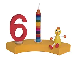 Підсвічник святковий Nic напівкруглий жовтий (NIC522875) - мініатюра 4