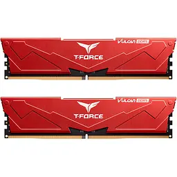 Модуль пам'яті DDR5 TEAM T-Force Vulcan 2x16GB 6000 MHz Red (FLRD532G6000HC30DC01) [157804]