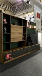 Стінка в вітальню Doros Капрі Дуб Евок/Графіт 240х33х153 (44900389) - мініатюра 5