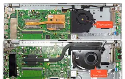 Вентилятор Asus кулер для моделей ноутбука A712, F712, K712, S712, X712 DIS (13NB0L40M01011) Asus, 5V, 4pin - мініатюра 3