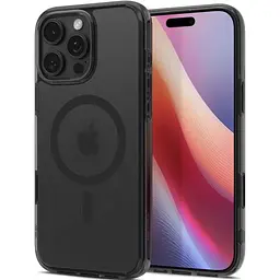 Прозорий чохол Spigen Ultra Hybrid T (MagFit + Camera Control) Frost Black для iPhone 16 Pro Max (ACS08507) - мініатюра 3