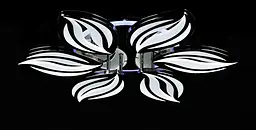 Люстра стельова LED Splendid Ray LK23/6, 160W, чорний/білий, димер, сучасний стиль - мініатюра 3