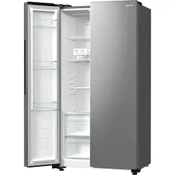 Холодильник Gorenje SBS 179х67х92 см 2 двері 356( 191) л А++ NF+ інв. зовн. диспл матовий сірий - мініатюра 2
