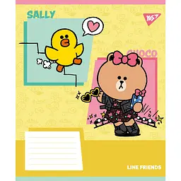 Набір зошитів Yes Line Friends Funny А5, 24 аркуші 20 шт. (767644) - мініатюра 2