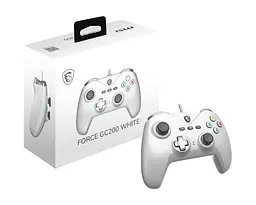 Геймпад MSI FORCE GC200 WIRED WHITE - мініатюра 5