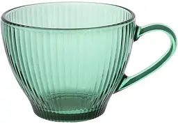 Чашки скляні "Cape Green" для чаю, 6 штук у наборі BonaDi 430 мл kuh0007670