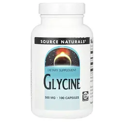 Гліцин Source Naturals Glycine 1000 мг 100 капс