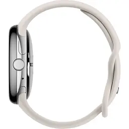 Розумний годинник Google Pixel Watch 3 45 mm Polished Silver / Porcelain Band - мініатюра 4
