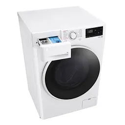 Пральна машина LG фронтальна 9 кг 1400 A+++ 57 см дисплей пара інвертор білий - мініатюра 8