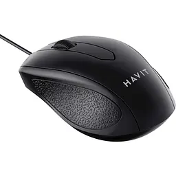 Дротова миша Havit MS80 USB чорна (HV-MS80-BK) - мініатюра 3