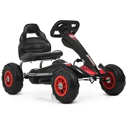 Карт педальний Bambi kart M 4036-2 надувні колеса Чорний