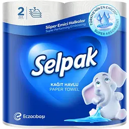 Паперові рушники Selpak 2 рулони (8690530015029)