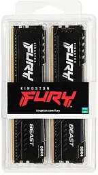 Пам'ять ПК DDR4 32GB KIT (16GBx2) 3200 FURY Beast Kingston teh0014350 - мініатюра 5