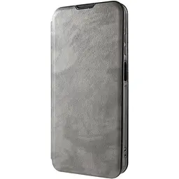 Шкіряний чохол-книжка Belora для Xiaomi Redmi Note 10 Pro / 10 Pro Max Gray