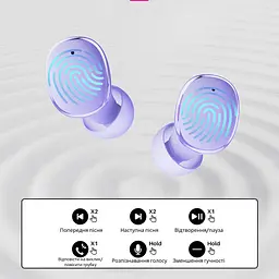Бездротові навушники Inspire XY30 Purple (XY30p) - мініатюра 2