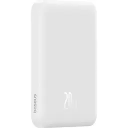 Зовнішній акумулятор Baseus Magnetic Mini 5000mAh 20W White (P10022107223-00) [117952] - мініатюра 4