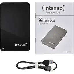 Зовнішній жорсткий диск Intenso Memory Case 1TB Black (6021560) [174991] - мініатюра 5