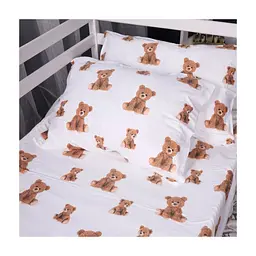 Постільна білизна MirSon 017 Teddy Фланель 2x143x210 Сімейний (2200009655593) - мініатюра 5
