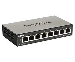 Комутатор DGS-1100-08V2 8xGE, EasySmart D-Link teh0018234 - мініатюра 3