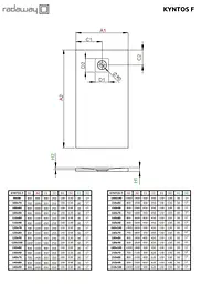 Душовий піддон Radaway Kyntos F 100x90 HKF10090-04 - мініатюра 2