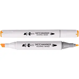 Набір спиртових маркерів Santi Professional SA-23 помаранчевий 6 шт. (390851)