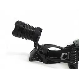 Ліхтар налобний Bailong micro USB 2x18650 BL-T803-P50 - мініатюра 2