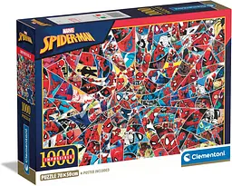 Пазл Marvel Spiderman (Спайдермен) - 1000 шт. Clementoni 39916