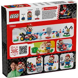 Конструктор LEGO Super Mario Mario Kart Interactive LEGO Mario та Standard Kart 278 деталей (72043) - мініатюра 11