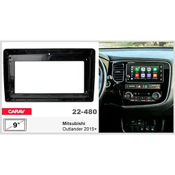 Перехідна рамка Citroen C-Crosser, C4 Aircross, Mitsubishi ASX, Outlander, Outlander Sport, Peugeot 4007, 4008 Carav 22-480 - мініатюра 4