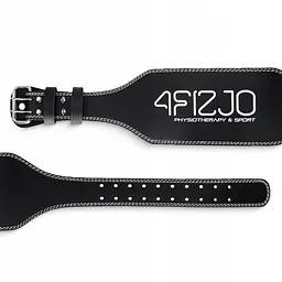 Пояс для важкої атлетики 4FIZJO шкіряний Size S Black (P-5905973404297) - мініатюра 9