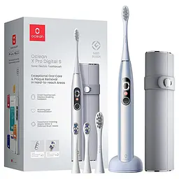 Електрична зубна щітка Oclean X Pro Digital Set Electric Toothbrush Glamour Silver