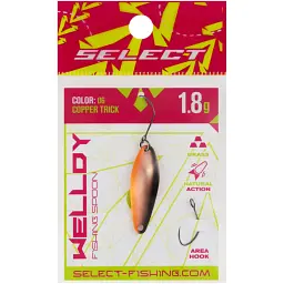 Блешня Select Welldy 1.8g 31mm #06 Copper Trick - мініатюра 2
