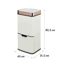 Бак для сміття Klarstein Royal Trash Rose Gold (10035364) - мініатюра 11