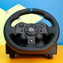 Ігрове кермо з педалями Logitech G923 Racing Wheel для Xbox/PC (941-000158) Б/У [176152] - мініатюра 2