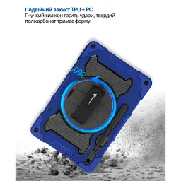 Чохол до планшета BeCover Horizontal handle Samsung Galaxy Tab S10 FE Plus (SM-X620/SM-X626) 13.1" Deep Blue (714569) - мініатюра 5