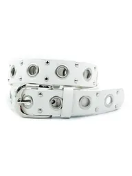 Жіночий ремінь Weatro 2,8 х 110 см Білий zhkz-28cm-033 (zhkz-28cm-033) - мініатюра 2