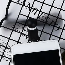 Вентилятор мобільний MicroUSB чорний - мініатюра 2
